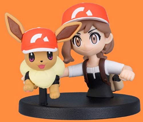 Eevee & Trainer ของแท้ JP - Pokemon Center [โมเดลโปเกมอน] (2 ตัว)