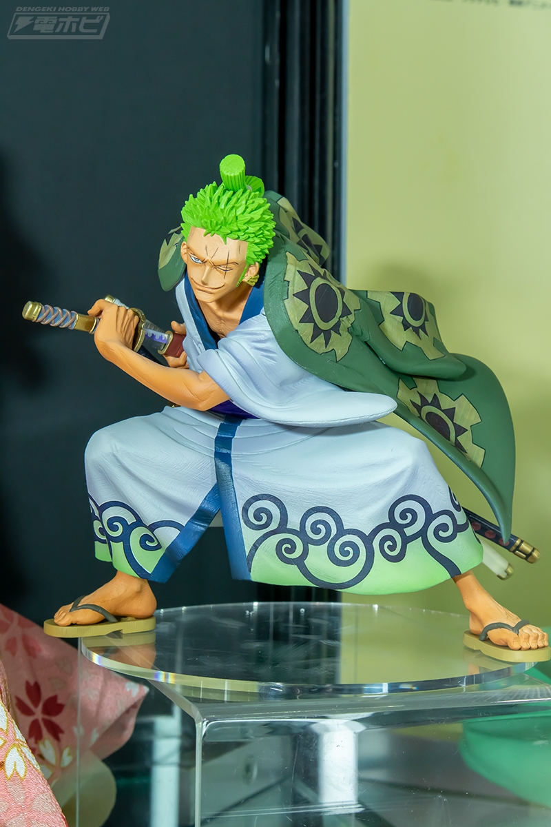 Zoro Wano ของแท้ JP แมวทอง - King of Artist Banpresto [โมเดลวันพีช]