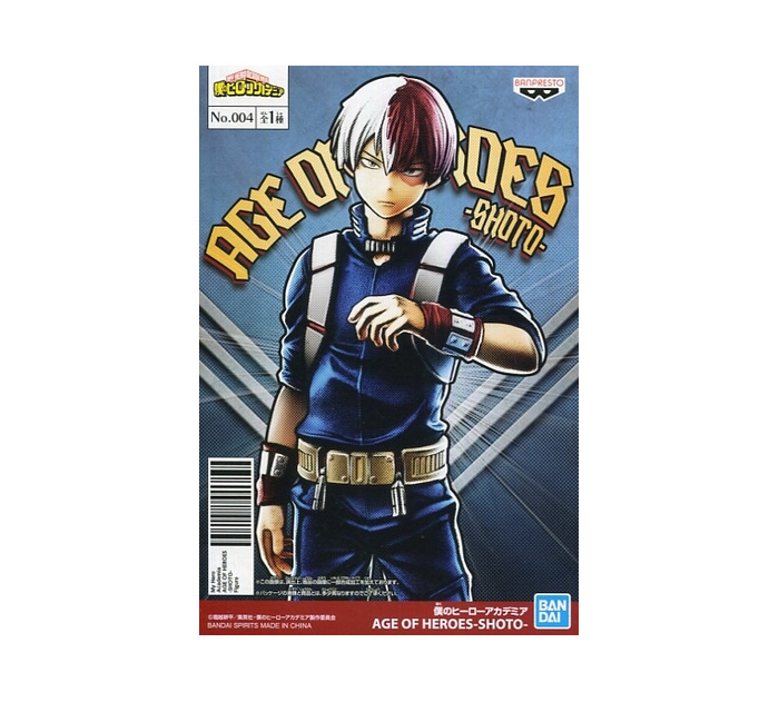 Todoroki ของแท้ JP - Age of Heroes Banpresto [โมเดล My Hero Academia]