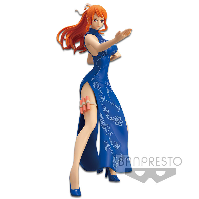 Nami Kung Fu Style Special Color ของแท้ JP แมวทอง - Glitter & Glamours Banpresto [โมเดลวันพีช]