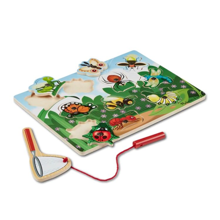 Magnetic Puzzle Game - Bug Catching บอร์ดเกมแม่เหล็ก รุ่นจับแมลง, ของเล่นเสริมพัฒนาการ, ของเล่นเด็ก,พร้อมส่ง