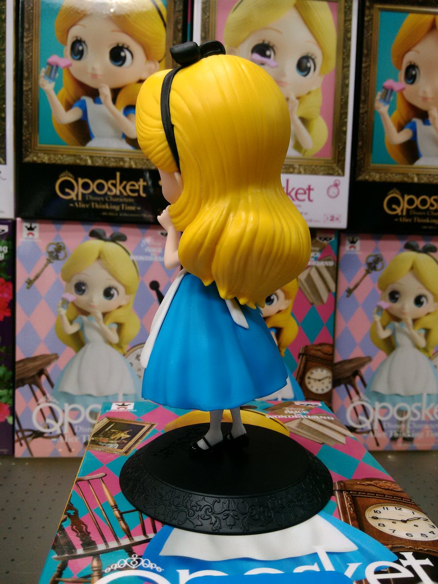 Alice Thinking Time - Normal Color ของแท้ JP - Q Posket Banpresto [โมเดล Disney]