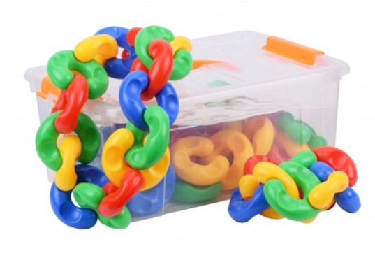 โซ่คล้องสานสัมพันธ์ 56 ชิ้น ตัวต่อ , ส่งเสริมการเรียนรู้ ,ของเล่นเสริมพัฒนาการ,ของเล่น , สื่อการสอน ,เสริมจินตนาการ