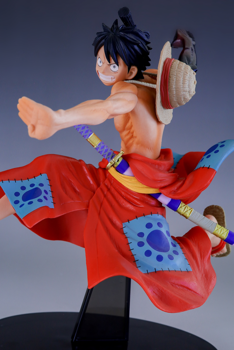 Luffy Wano ของแท้ JP แมวทอง - Battle Record Collection Banpresto [โมเดลวันพีช]