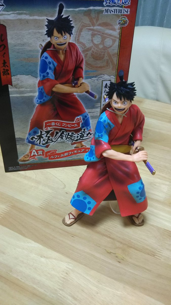 Luffy Wano ของแท้ JP แมวทอง - Ichiban Kuji Banpresto [โมเดลวันพีช]