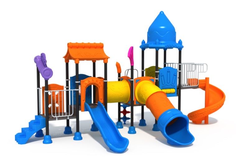 เครื่องเล่นสนามกลางแจ้ง ชุด มินิอวกาศ (สีฟ้า) / เครื่องเล่นสนามกลางแจ้ง ชุด Mini rocket blue.