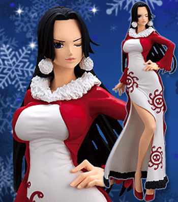 Boa Hancock Winter Style ของแท้ JP แมวทอง - Glitter & Glamours Banpresto [โมเดลวันพีช]