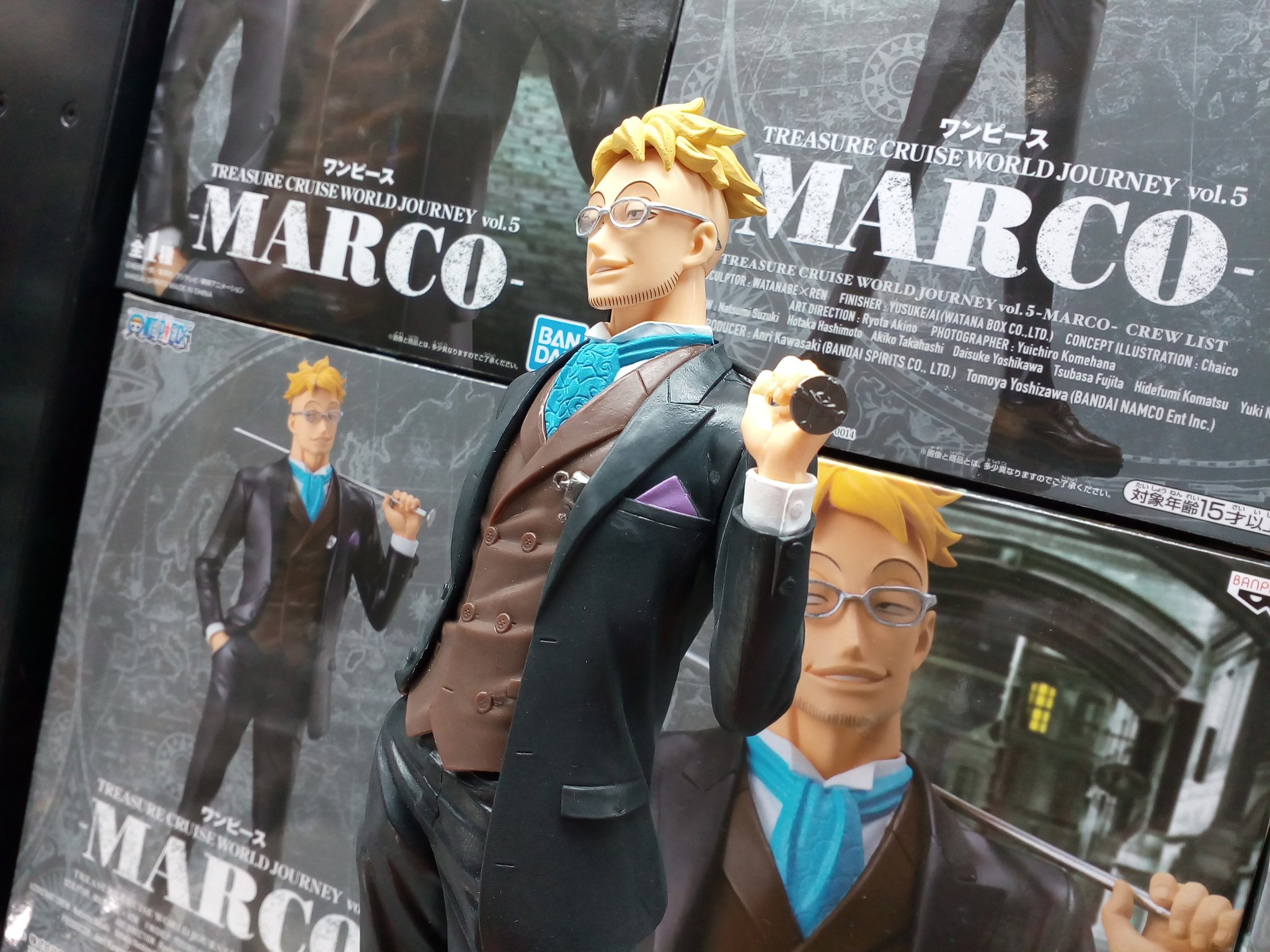 Marco ของแท้ JP แมวทอง - Treasure Cruise World Journey Banpresto [โมเดลวันพีช]