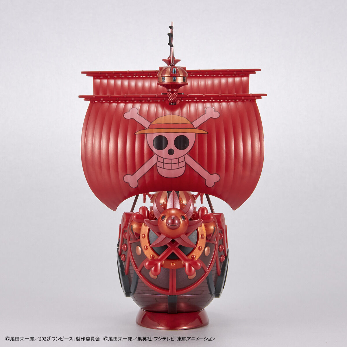 Thousand Sunny Film Red (แบบประกอบ) ของแท้ JP แมวทอง - Grand Ship Collection Bandai [โมเดลเรือวันพีช]