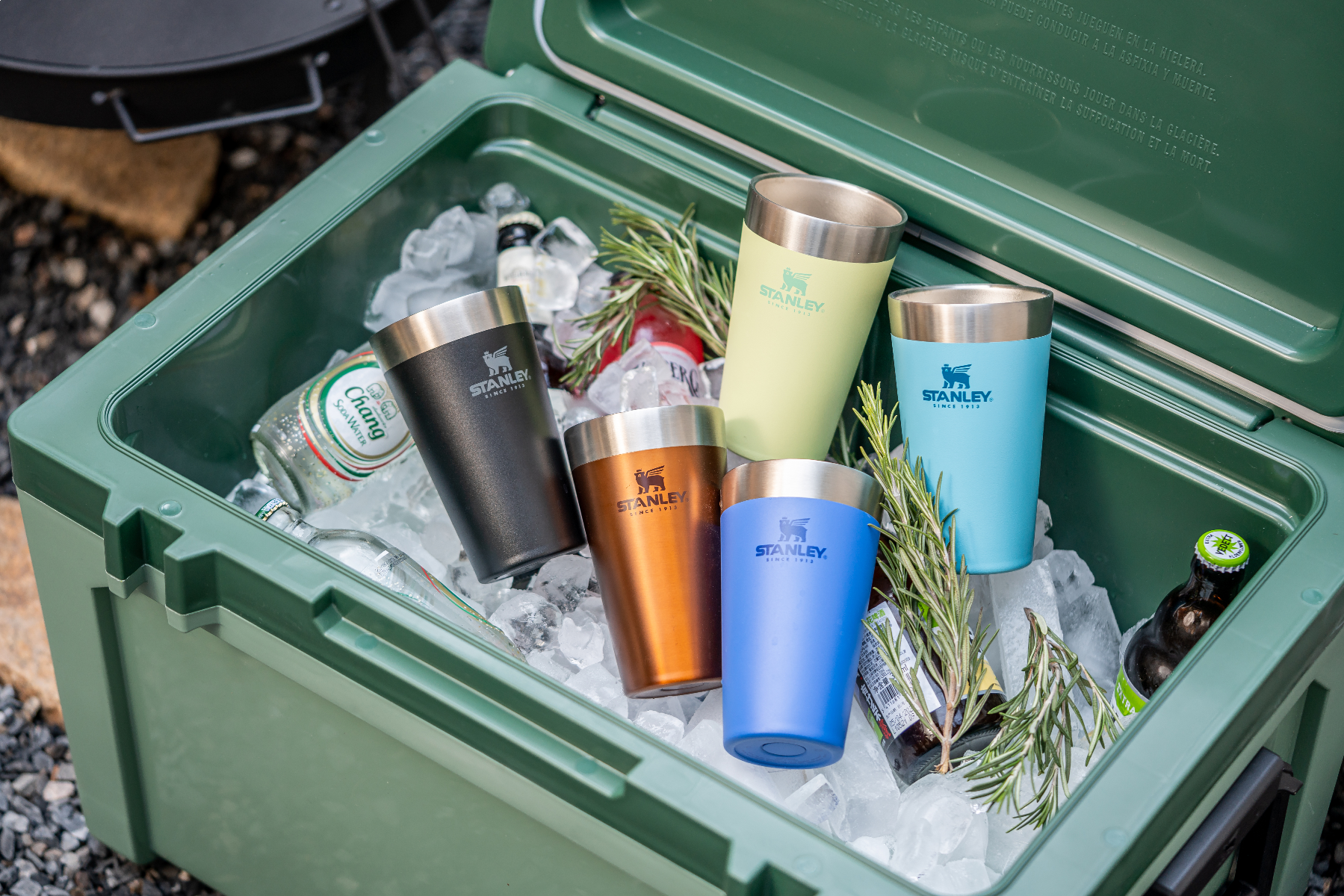 Adventure Stacking Beer Pint 16Oz Citron Dosh