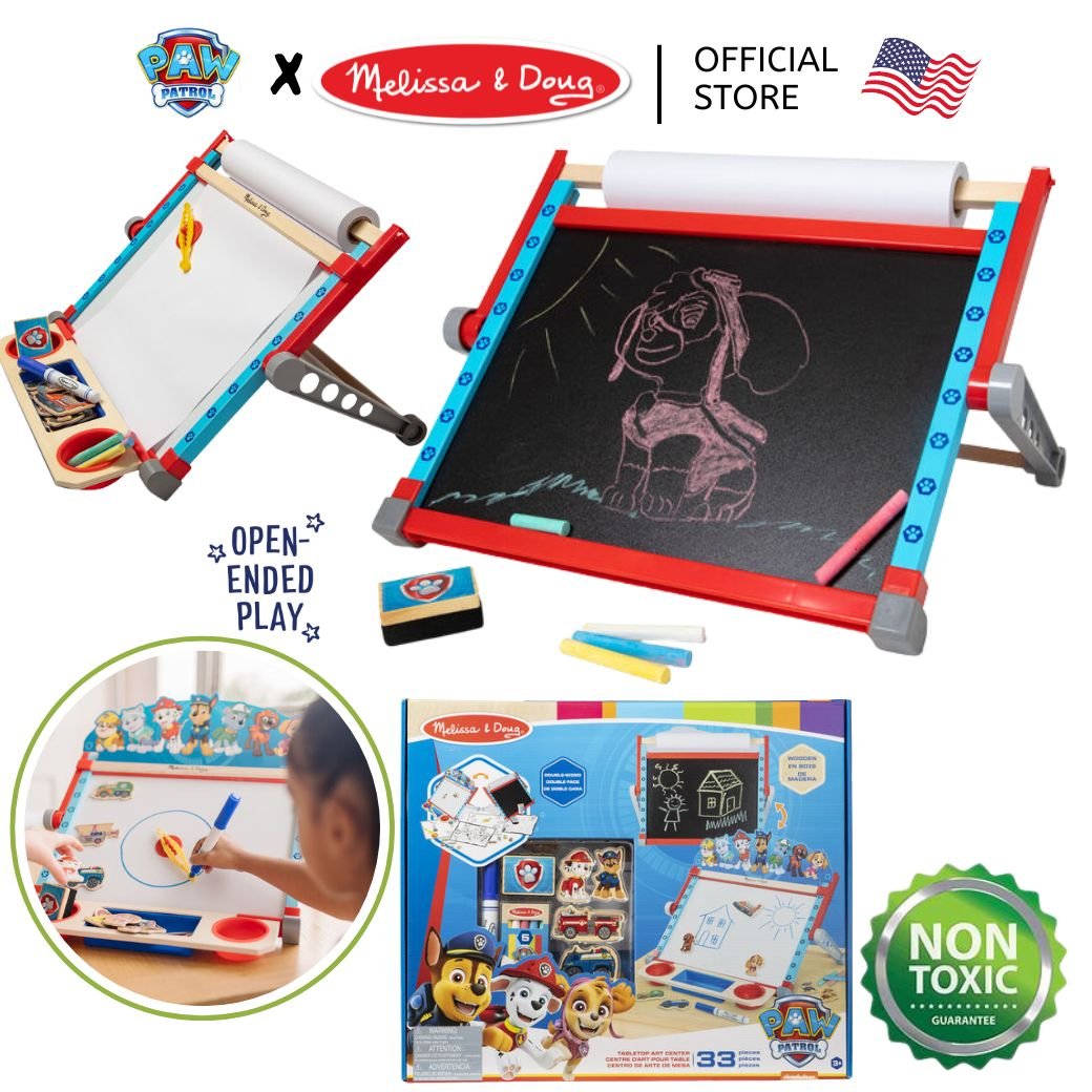 ชุดกระดานไวท์บอร์ดแม่เหล็ก PAW Patrol ของเล่นเสริมพัฒนาการเด็ก เสริมทักษะการเรียนรู้ สื่อการสอนอนุบาล พร้อมส่ง