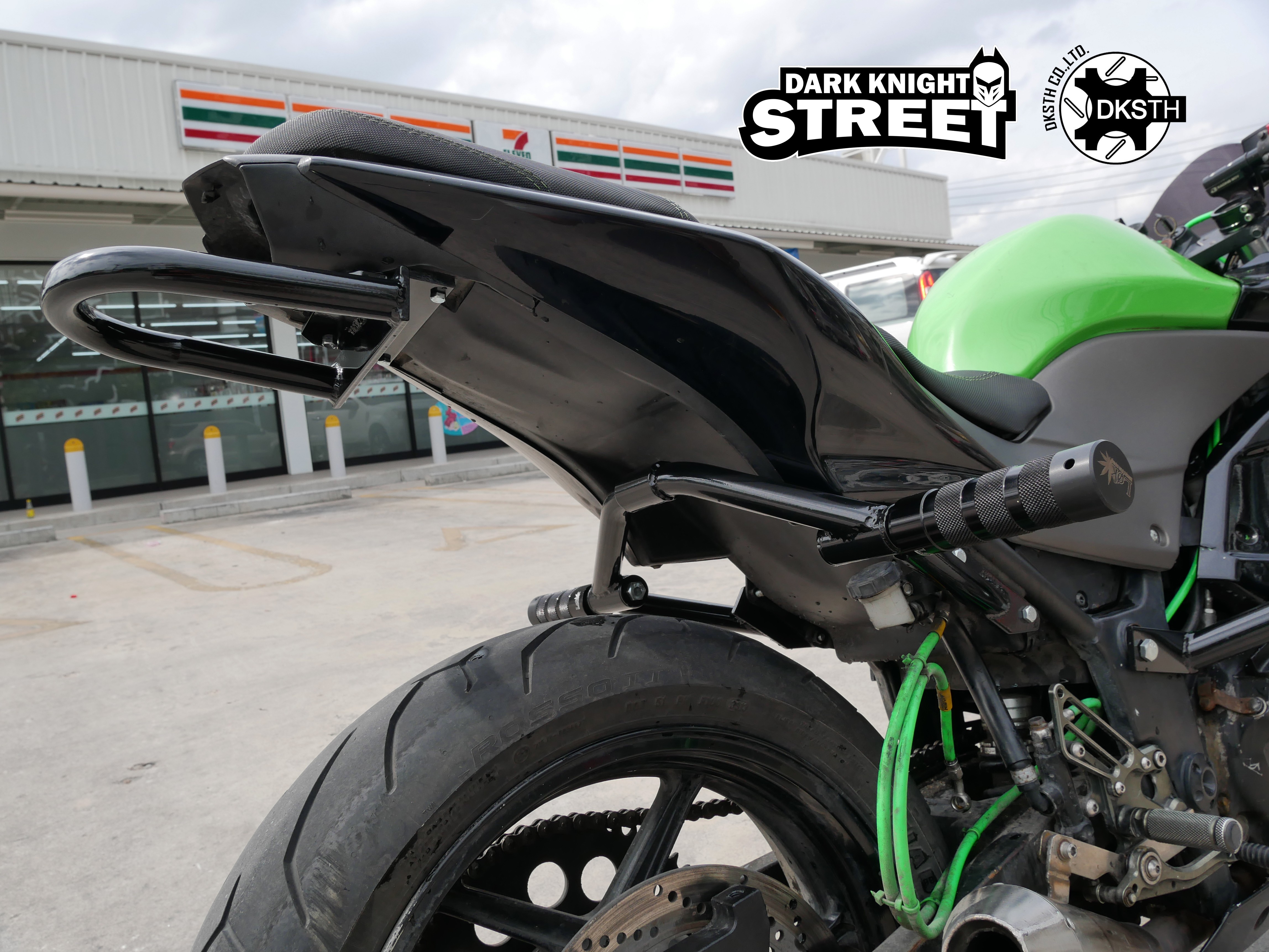 Ninja250R Tail round bar protection