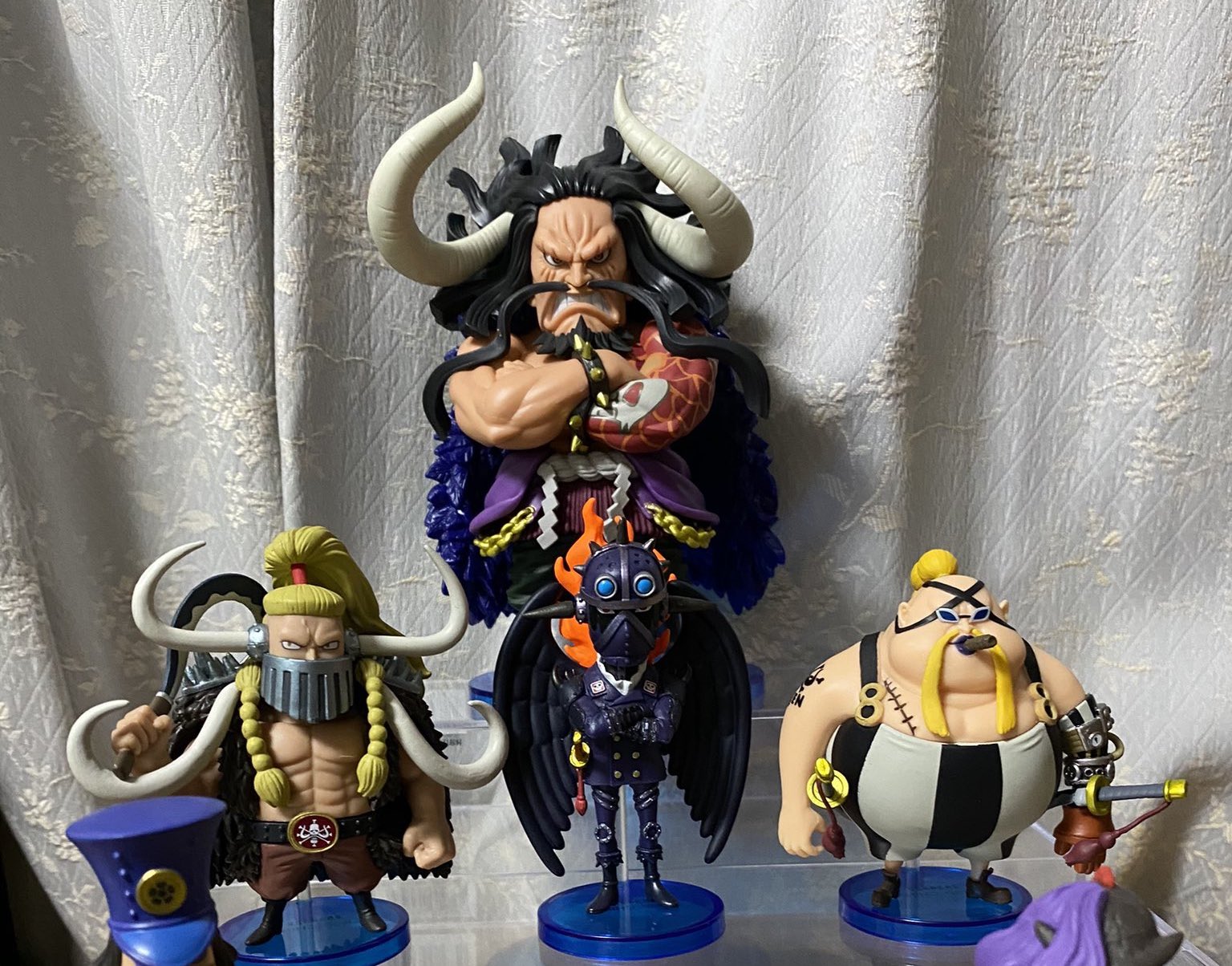 Kaido & All-Stars Set ของแท้ JP แมวทอง - WCF Banpresto [โมเดลวันพีช] (4 ตัว)