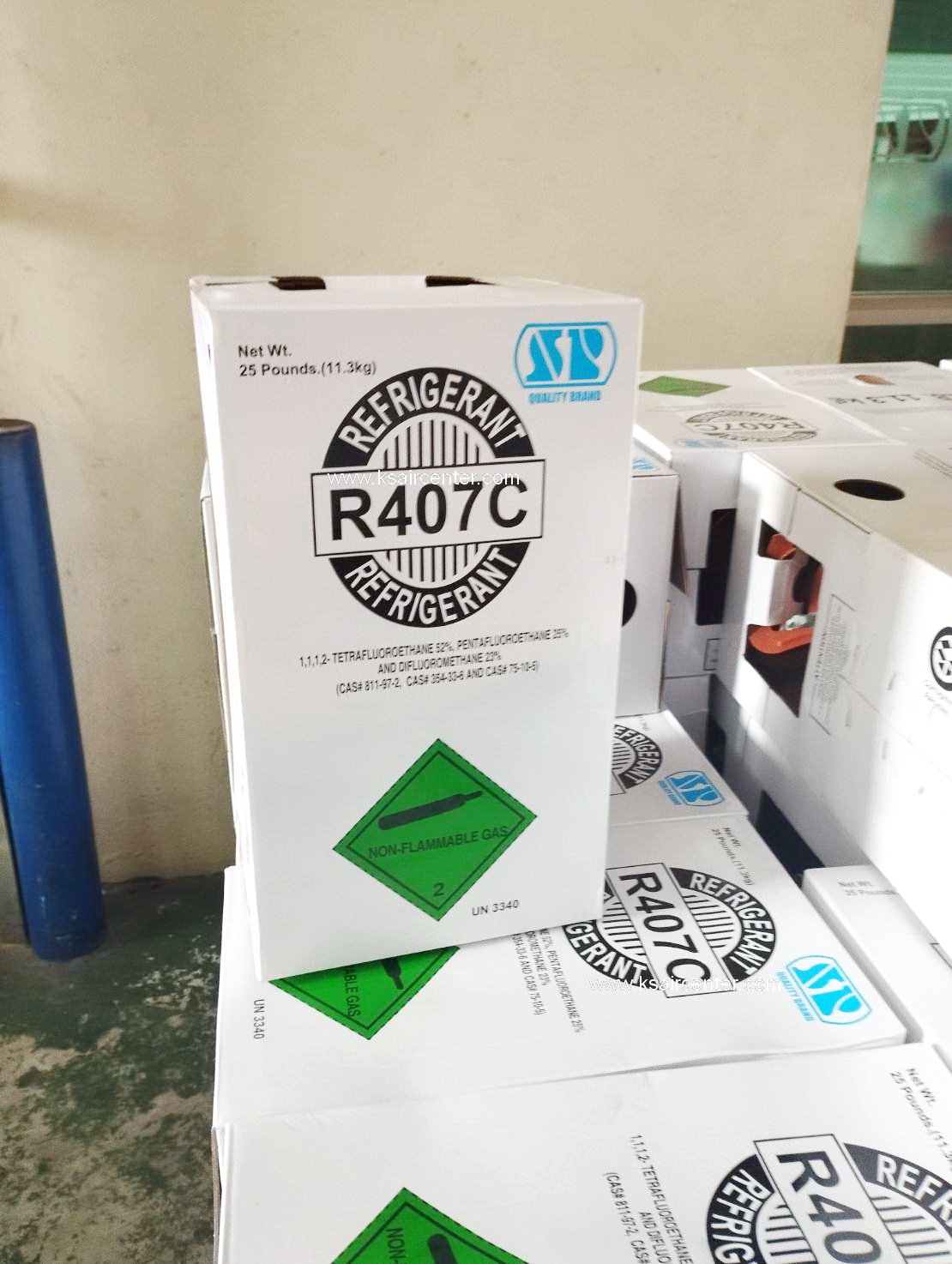 น้ำยาแอร์ R-407c ขนาด 11.3 กก (25 ปอนด์)