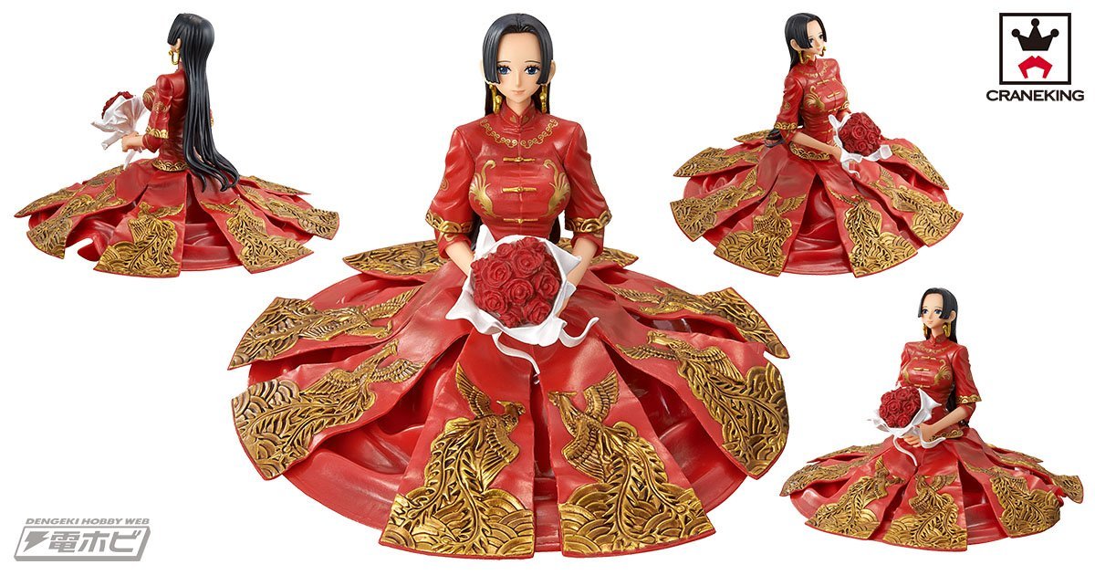 Boa Hancock ของแท้ JP แมวทอง - Zoukei Monogatari Banpresto [โมเดลวันพีช]