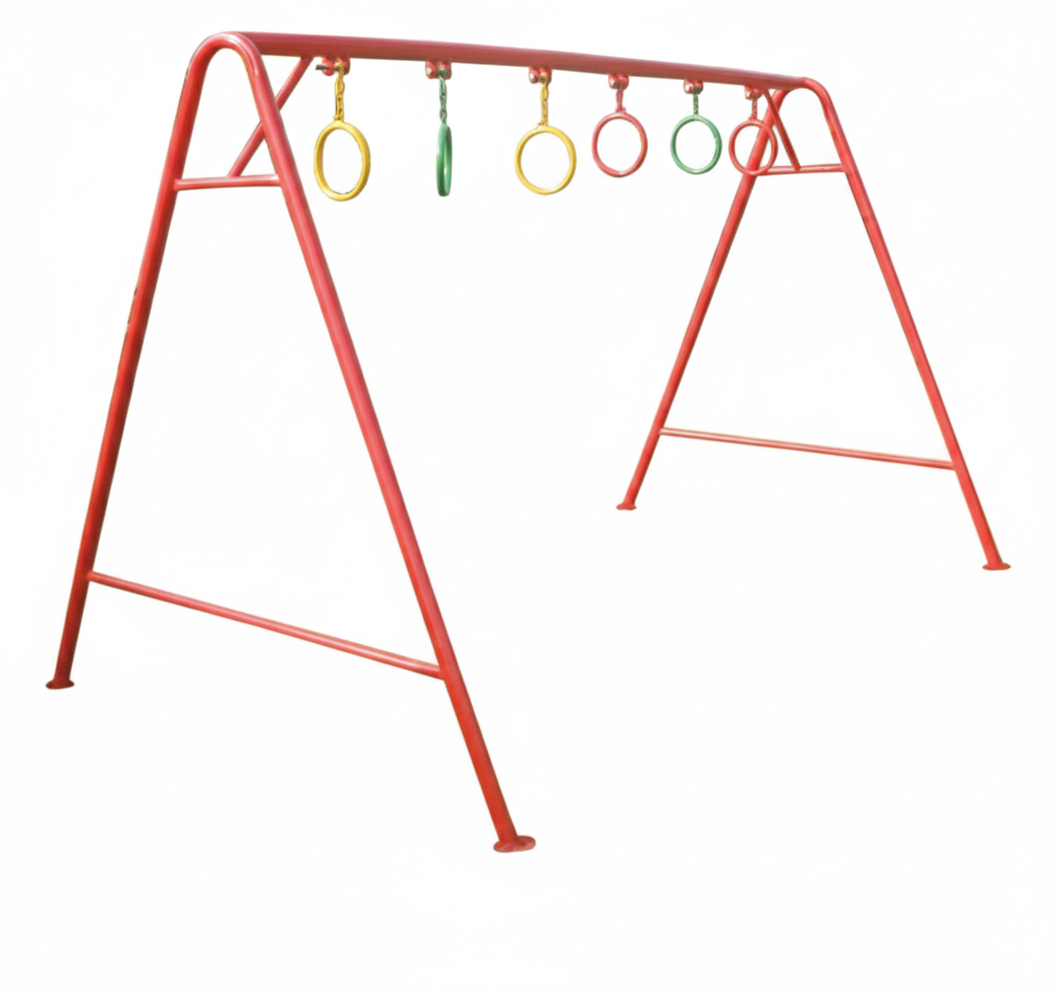 ห่วงโหน, เครื่องเล่นสนามกลางแจ้ง , เครื่องเล่นสนามแบบเหล็ก,ชิงช้า,สไลเดอร์,โยกเยกเหล็ก, ม้าหมุน, OutdoorPlayground, ราคาโรงงาน ขนาด 150x250x170 ซม.