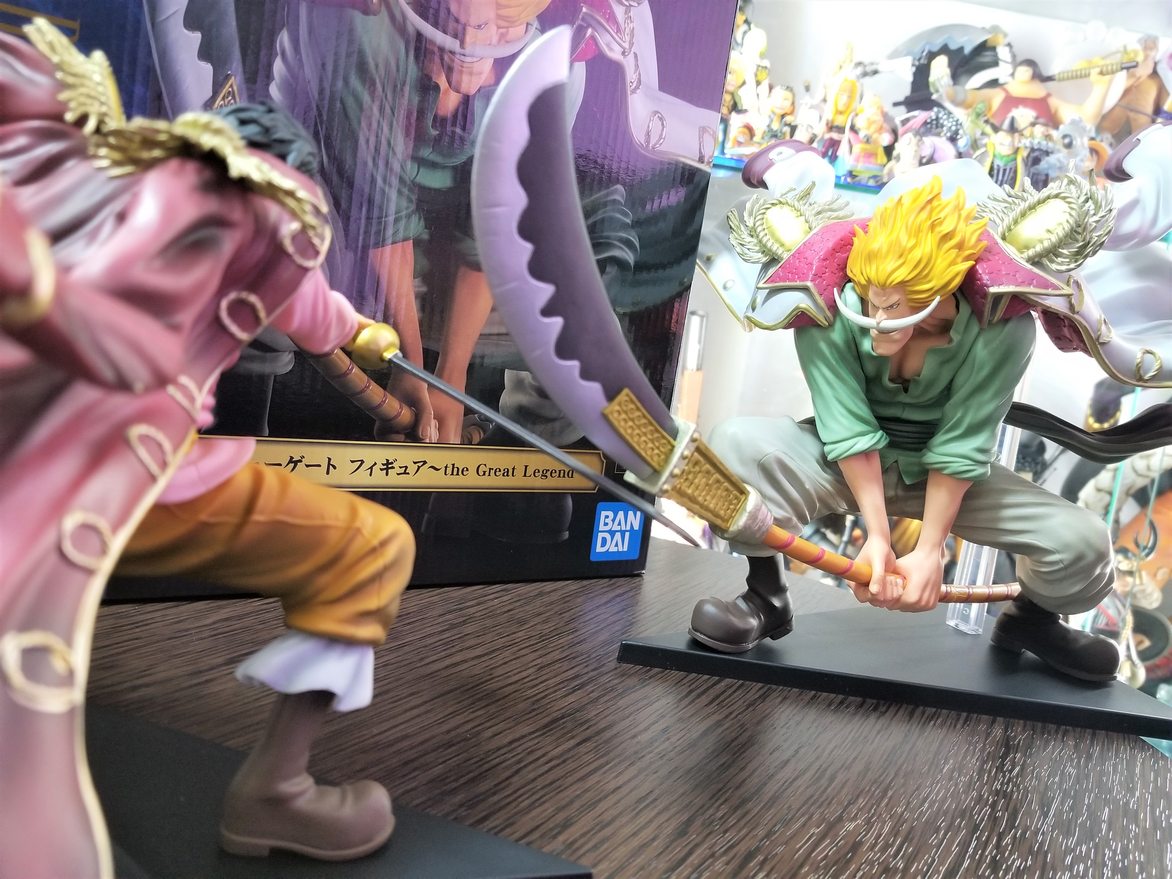 Gol D Roger VS Edward Newgate ของแท้ JP แมวทอง - Ichiban Kuji Banpresto [โมเดลวันพีช] (2 ตัว)