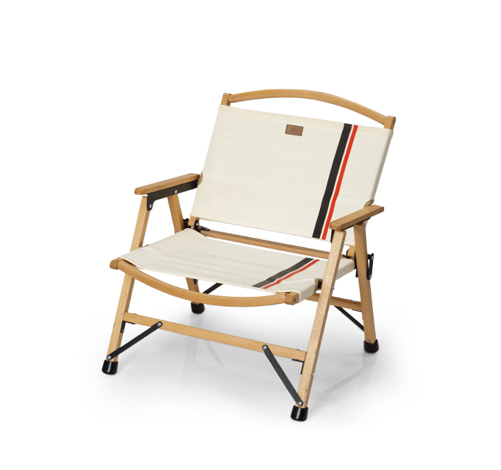 Bello Wood Flat Chair Ivory เก้าอี้สนาม
