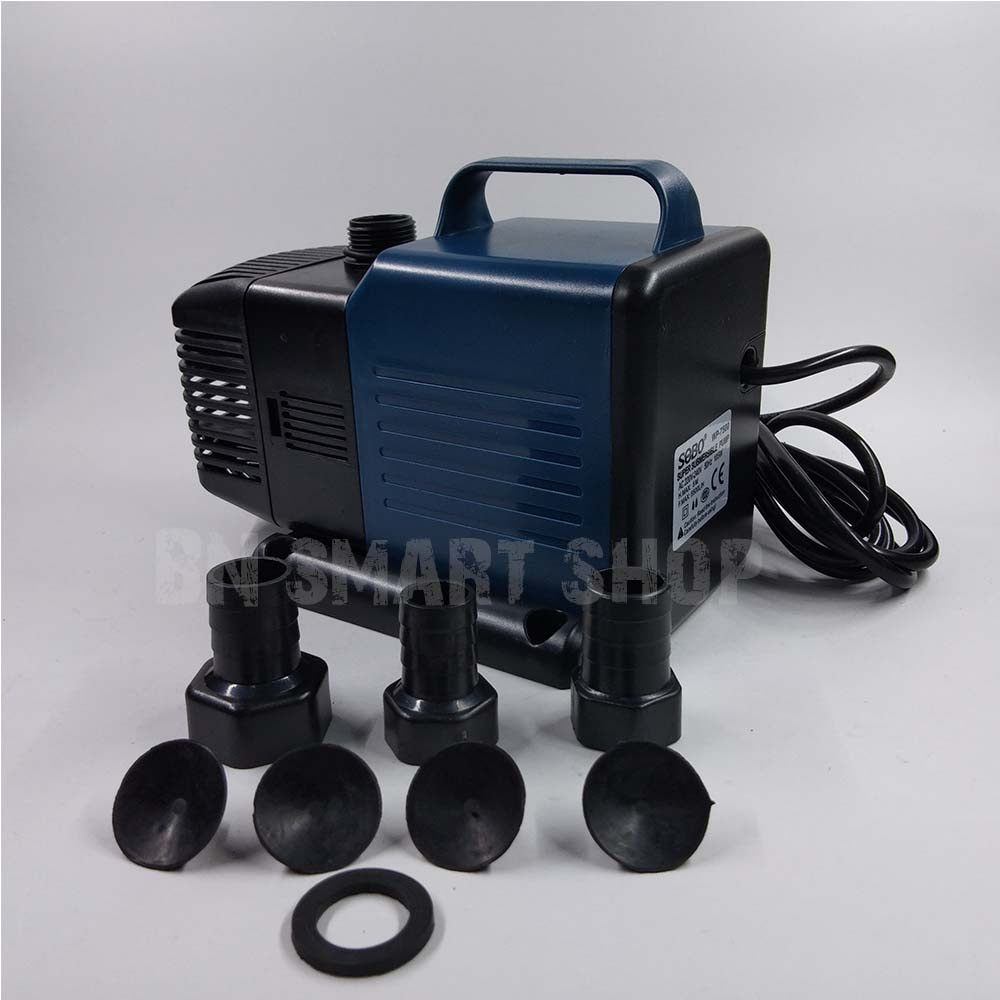 ปั้มน้ำ SOBO WP-7500 กำลังไฟ 105 วัตต์ ปั้มน้ำได้สูง 5 เมตร ปั้มน้ำได้ 5500 ลิตร/ชั่วโมง