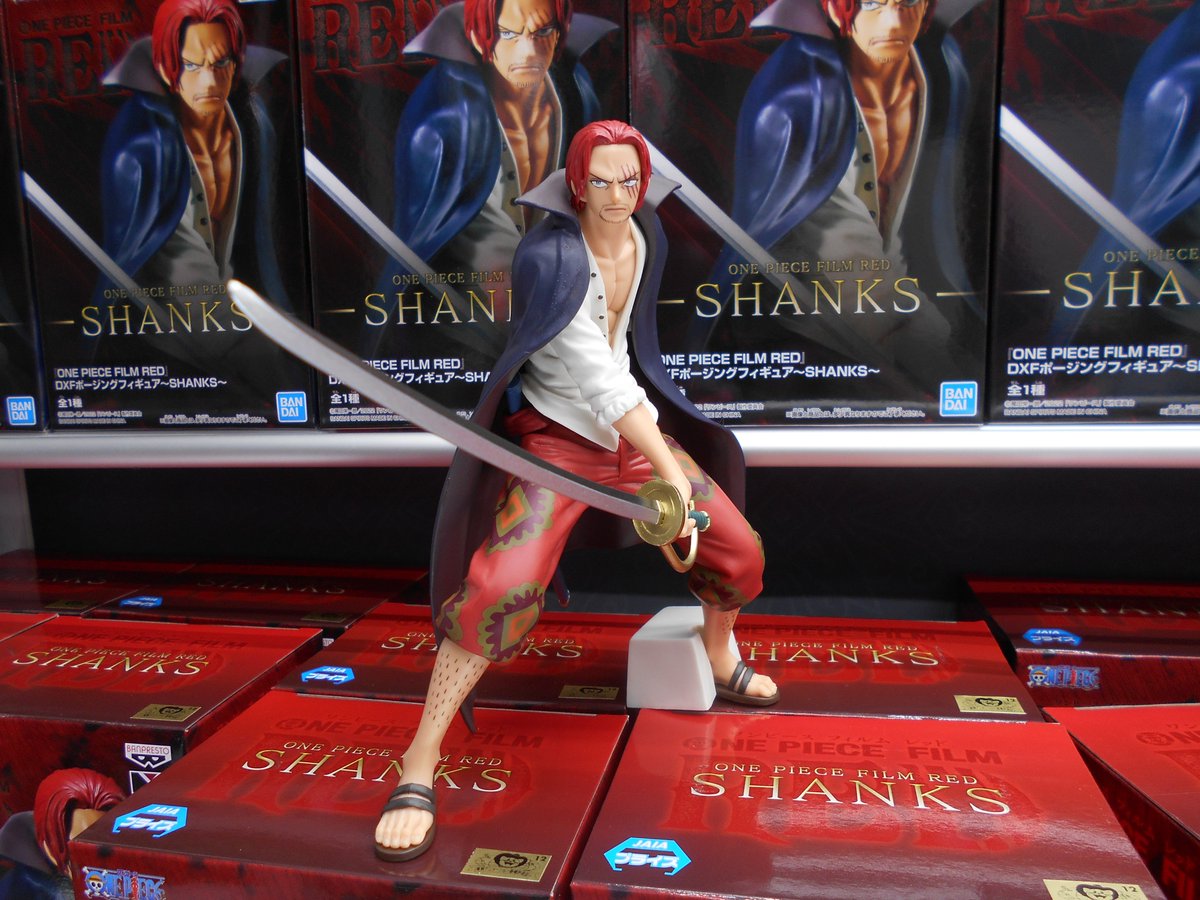 Shanks Film Red ของแท้ JP แมวทอง - DXF Banpresto [โมเดลวันพีช]