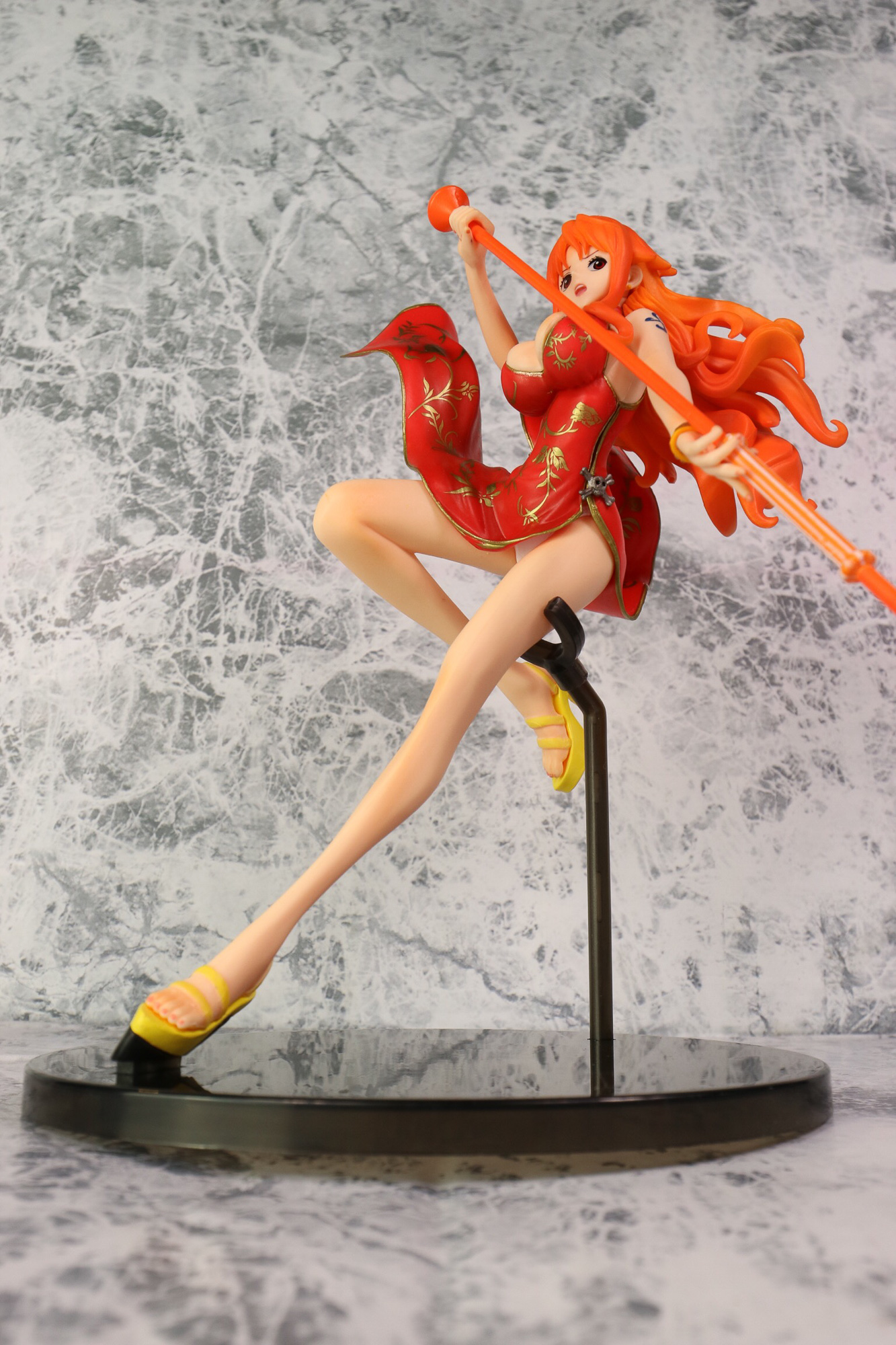 Nami ของแท้ JP แมวทอง - Banpresto World Figure Colosseum [โมเดลวันพีช]