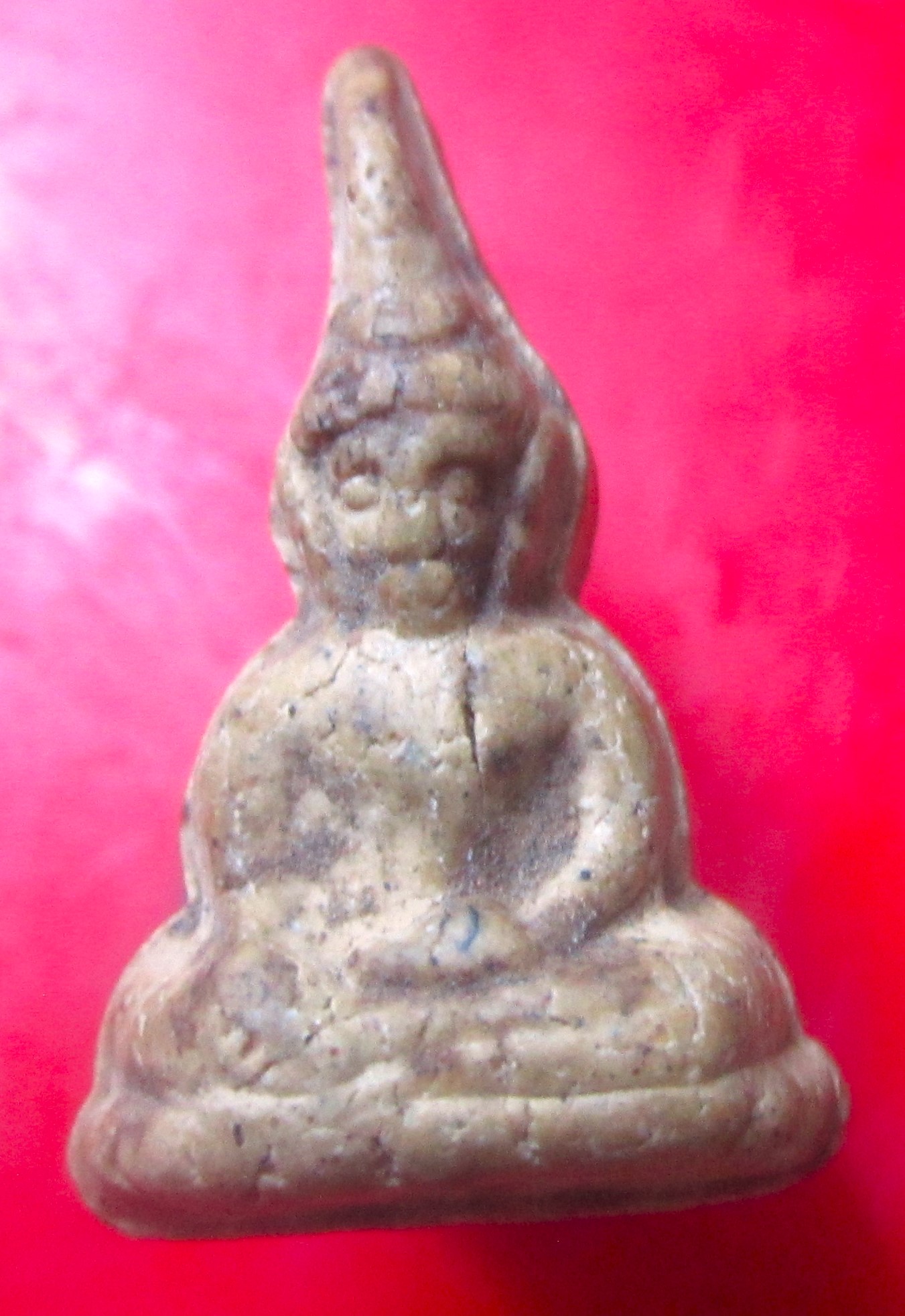 พระท่ากระดาน องค์น้อย เนื้อผง วัดวังผาแดง จ.กาญจนบุรี