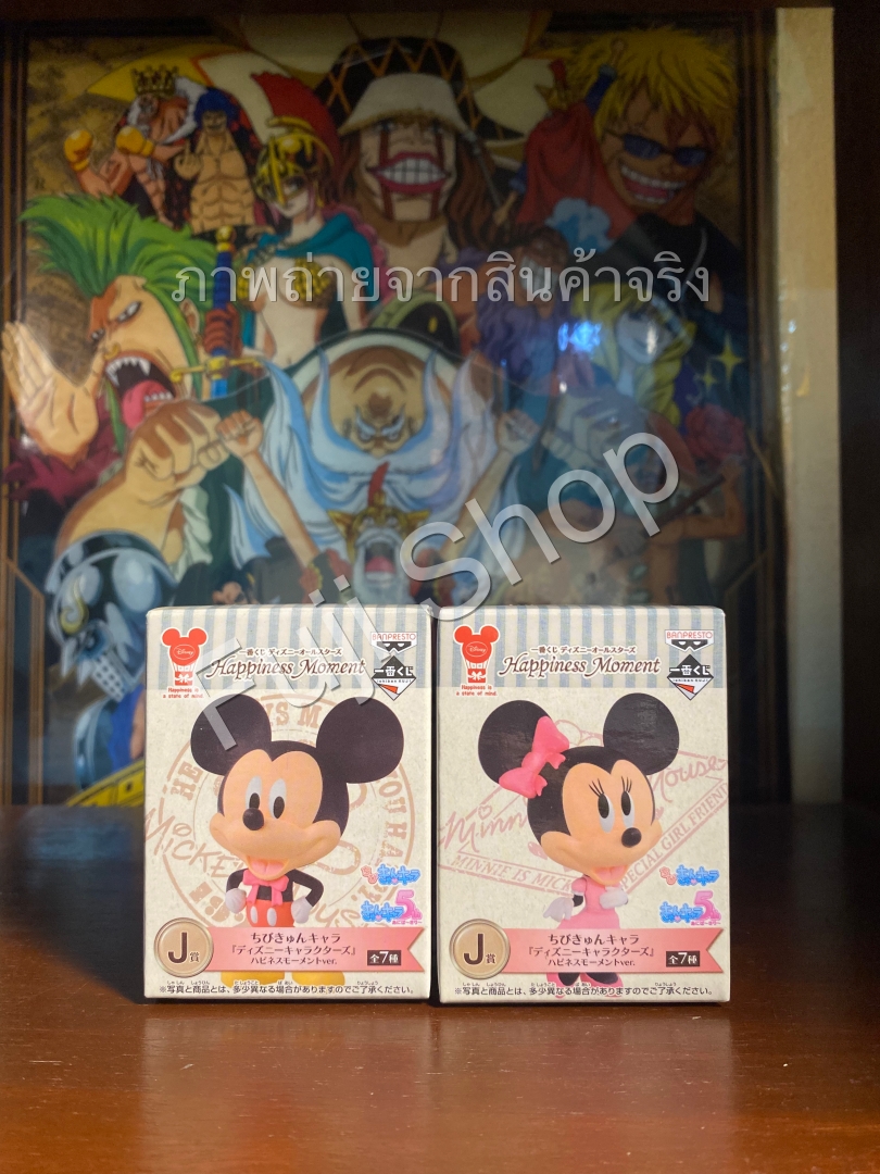 Mickey & Minnie Mouse ของแท้ JP - Ichiban Kuji Banpresto [โมเดล Disney] (2 ตัว)