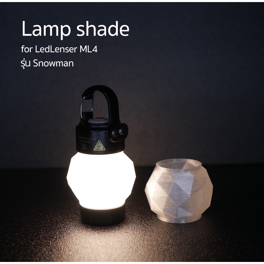 ML4 Snowman Lamp Shade Glow 2550000000947