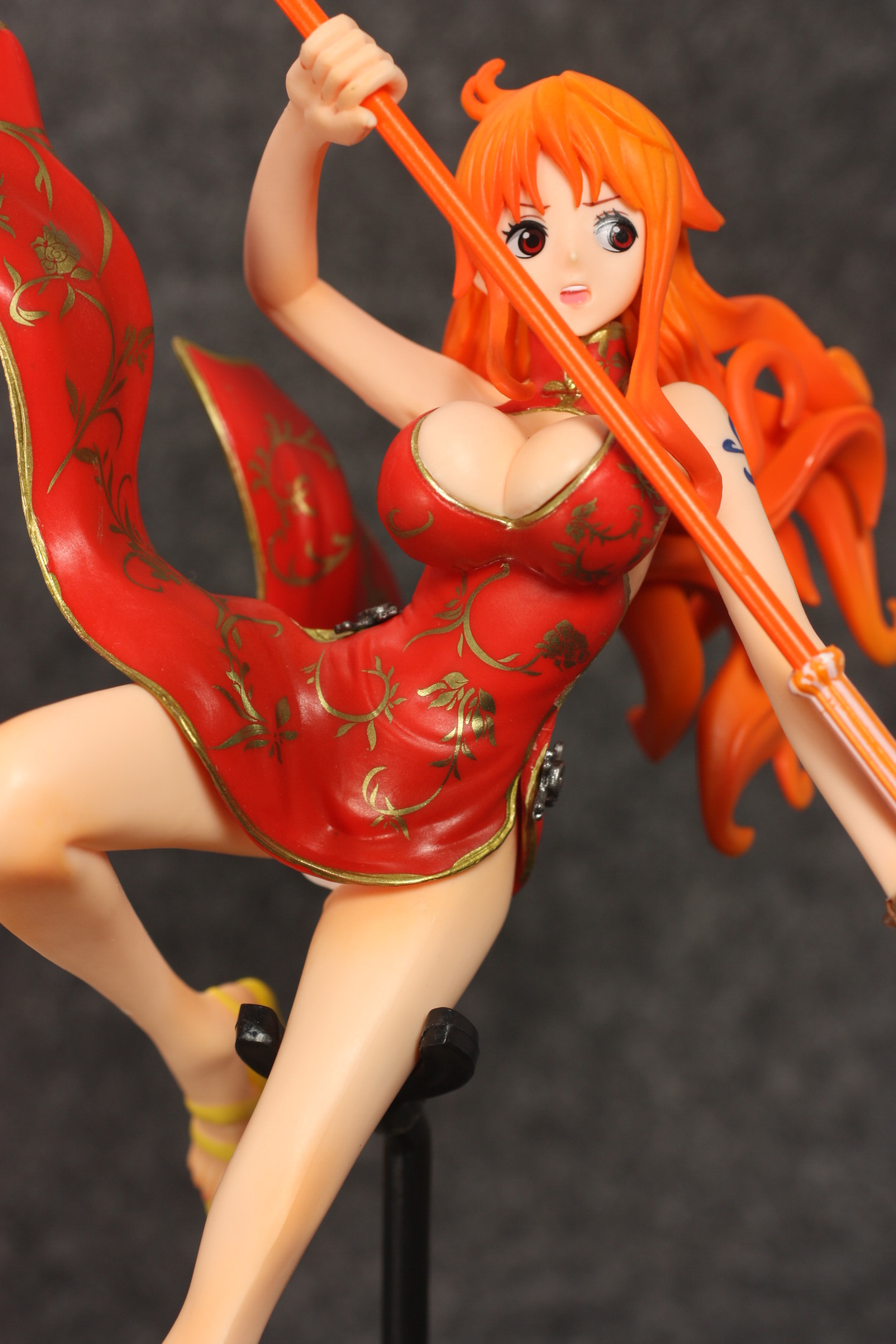 Nami ของแท้ JP แมวทอง - Banpresto World Figure Colosseum [โมเดลวันพีช]
