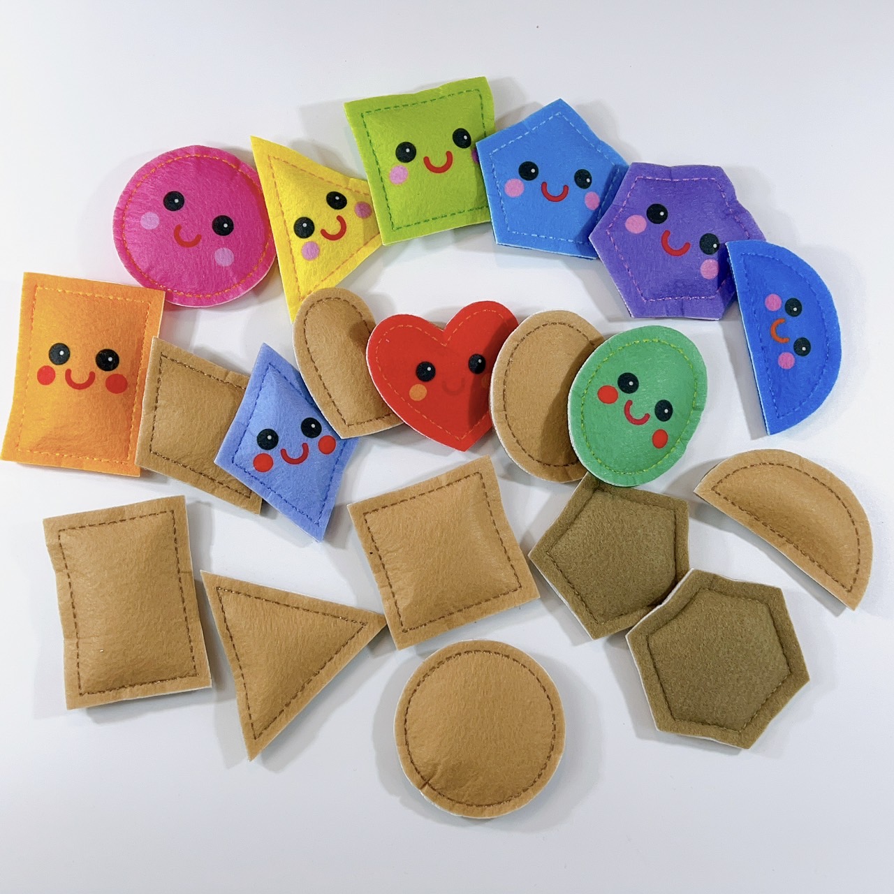 1386 ถุงถั่วจับคู่รูปทรง ของเล่นเสริมพัฒนาการ ,ของเล่นเสริมทักษะ,ของเล่นเด็ก, สื่อการสอนอนุบาล