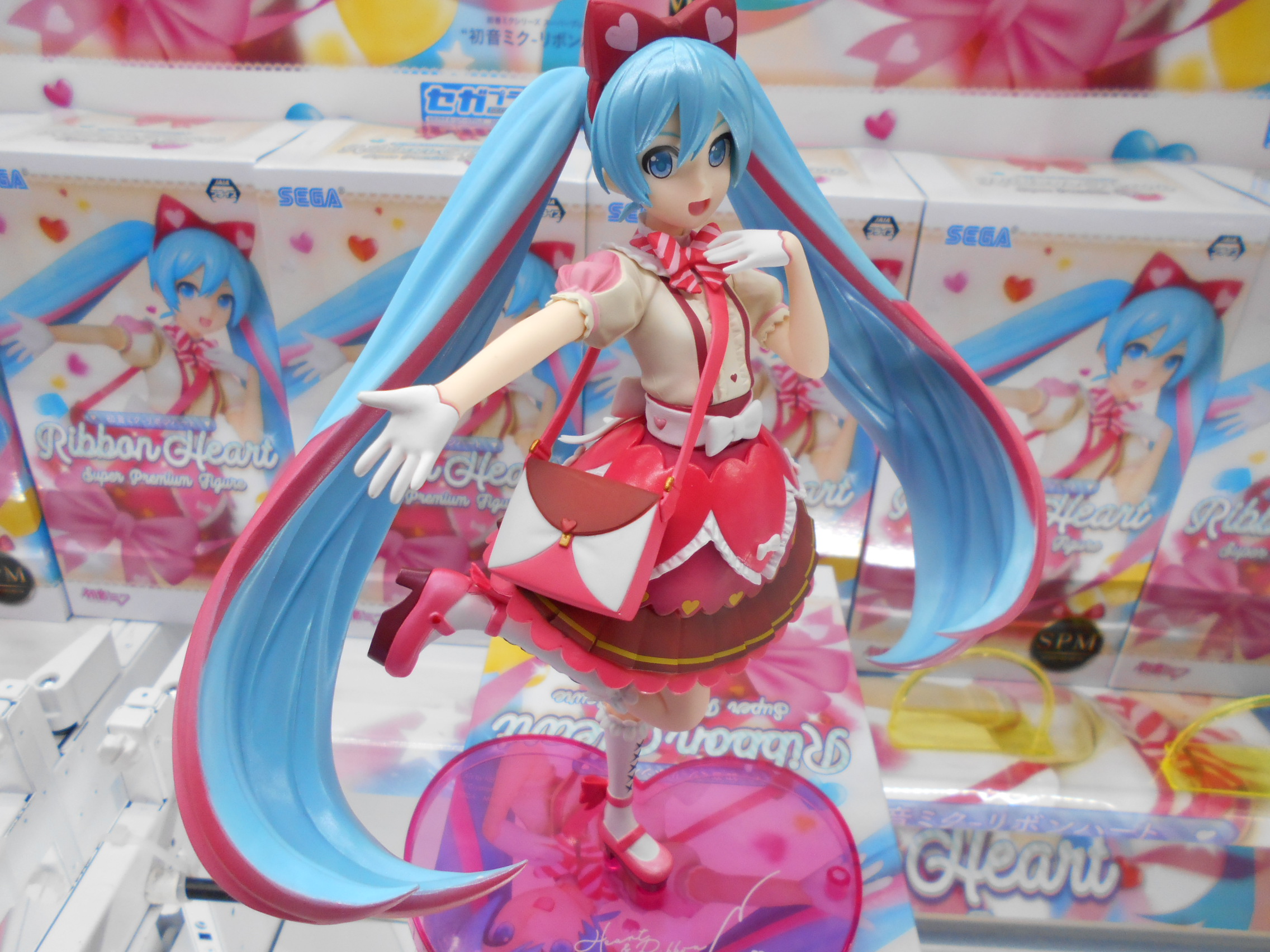 Miku Ribbon Heart ของแท้ JP - Super Premium Sega [โมเดล Project DIVA]