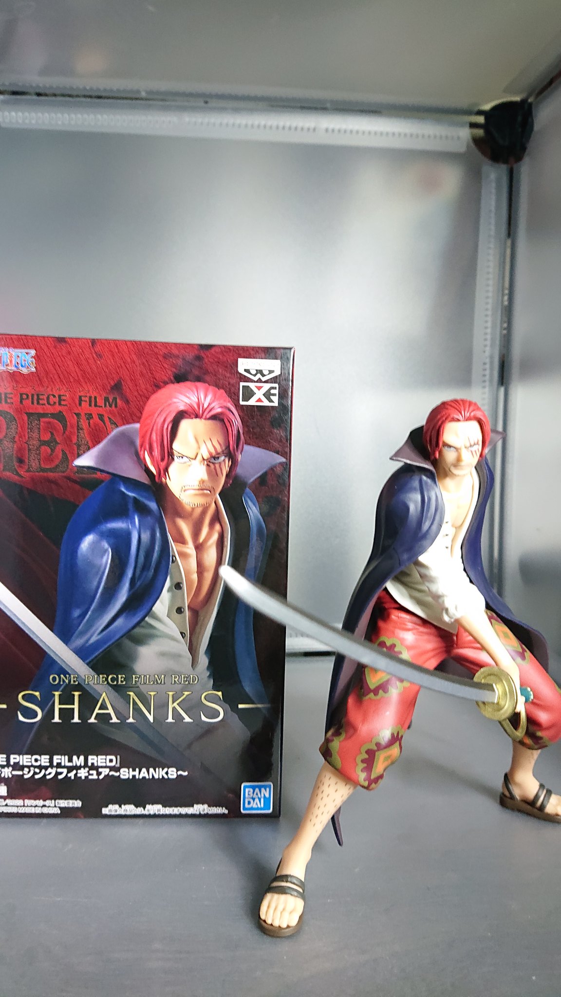 Shanks Film Red ของแท้ JP แมวทอง - DXF Banpresto [โมเดลวันพีช]