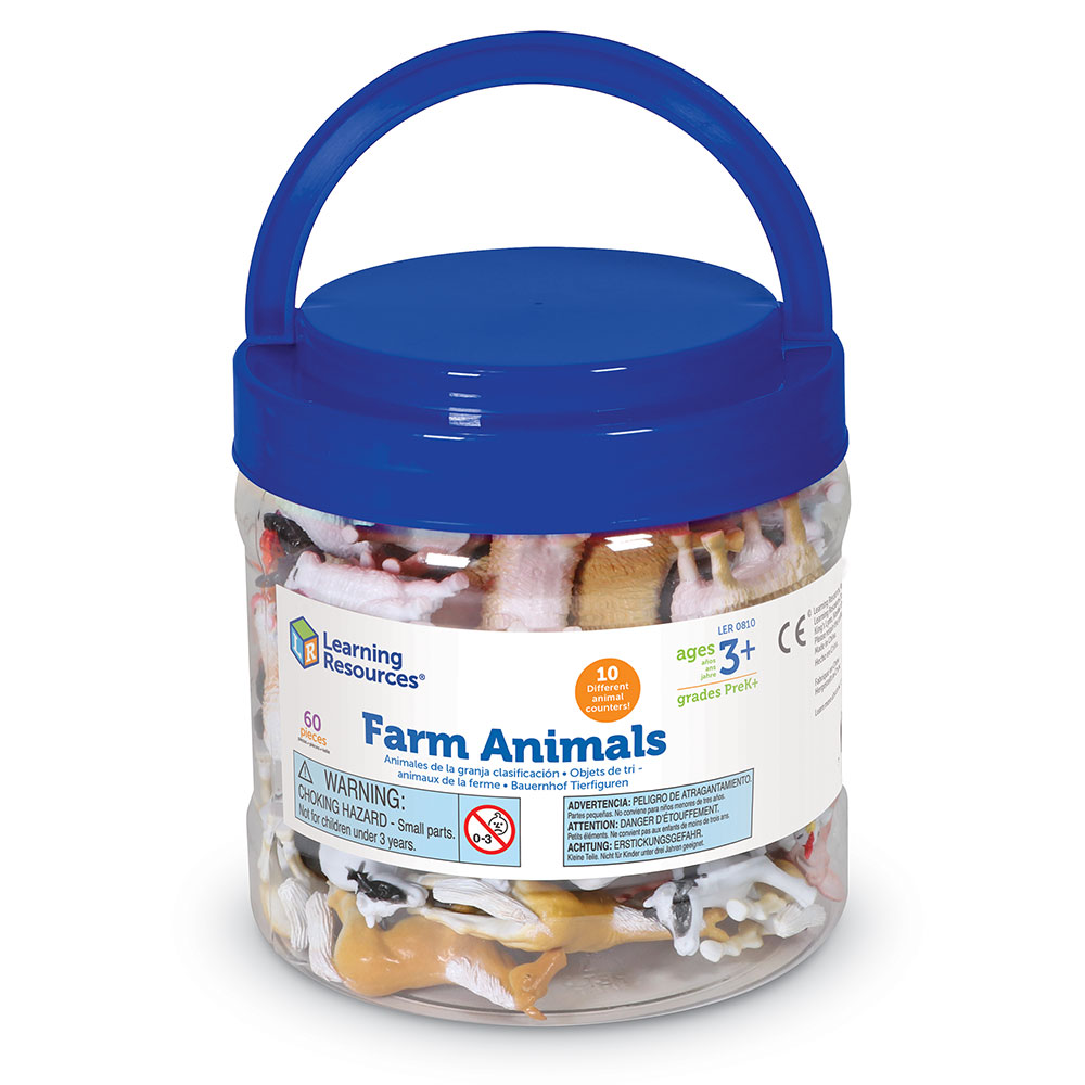 โมเดลสัตว์ สัตว์จำลอง 60 ชิ้น , ของเล่นเสริมพัฒนาการ, ของเล่นเด็ก, สื่อการสอน