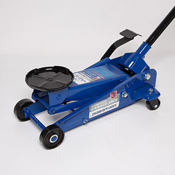 B3028A แม่แรงจระเข้ ,แม่แรงตะเข้ "MARATHON" รับน้ำหนัก 3 ตัน รุ่นมีเท้าเหยียบ HYDRAULIC FLOOR JACK