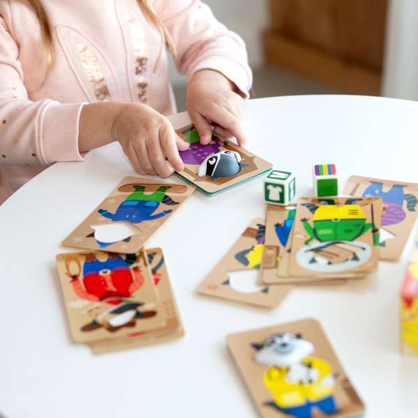 ชุดฝึกแต่งกาย แรคคูนบุกตู้เสื้อผ้า สื่อการสอนอนุบาล,ปฐมวัย,ของเล่นเสริมพัฒนาการ, ของเล่นเสริมทักษะ