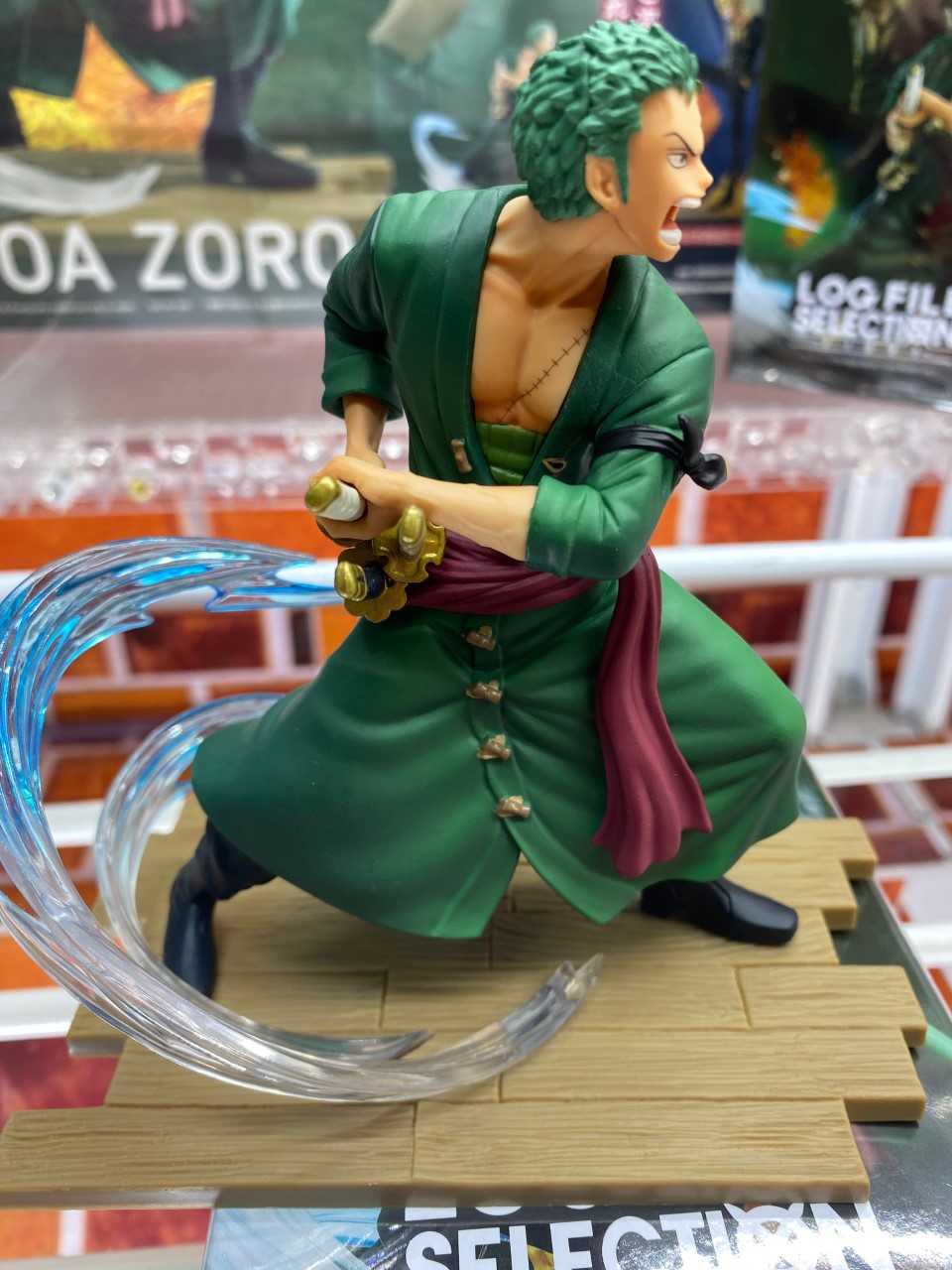 Zoro ของแท้ JP แมวทอง - Log File Selection Banpresto [โมเดลวันพีช]