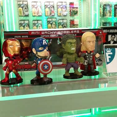 Avengers Age of Ultron ของแท้ JP - Mini Wacky Wobblers Funko [โมเดล Marvel] (4 ตัว)
