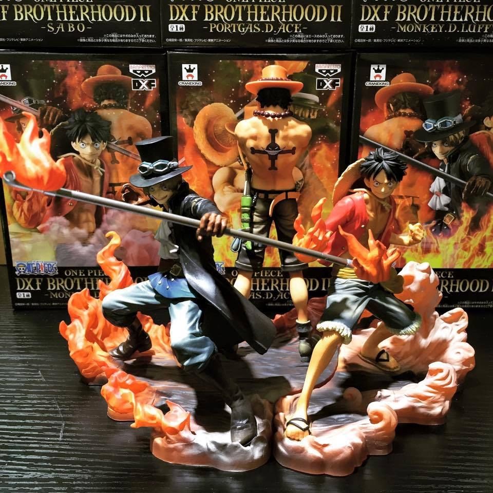 Brotherhood Set ของแท้ JP แมวทอง - Banpresto [โมเดลวันพีช] (3 ตัว)