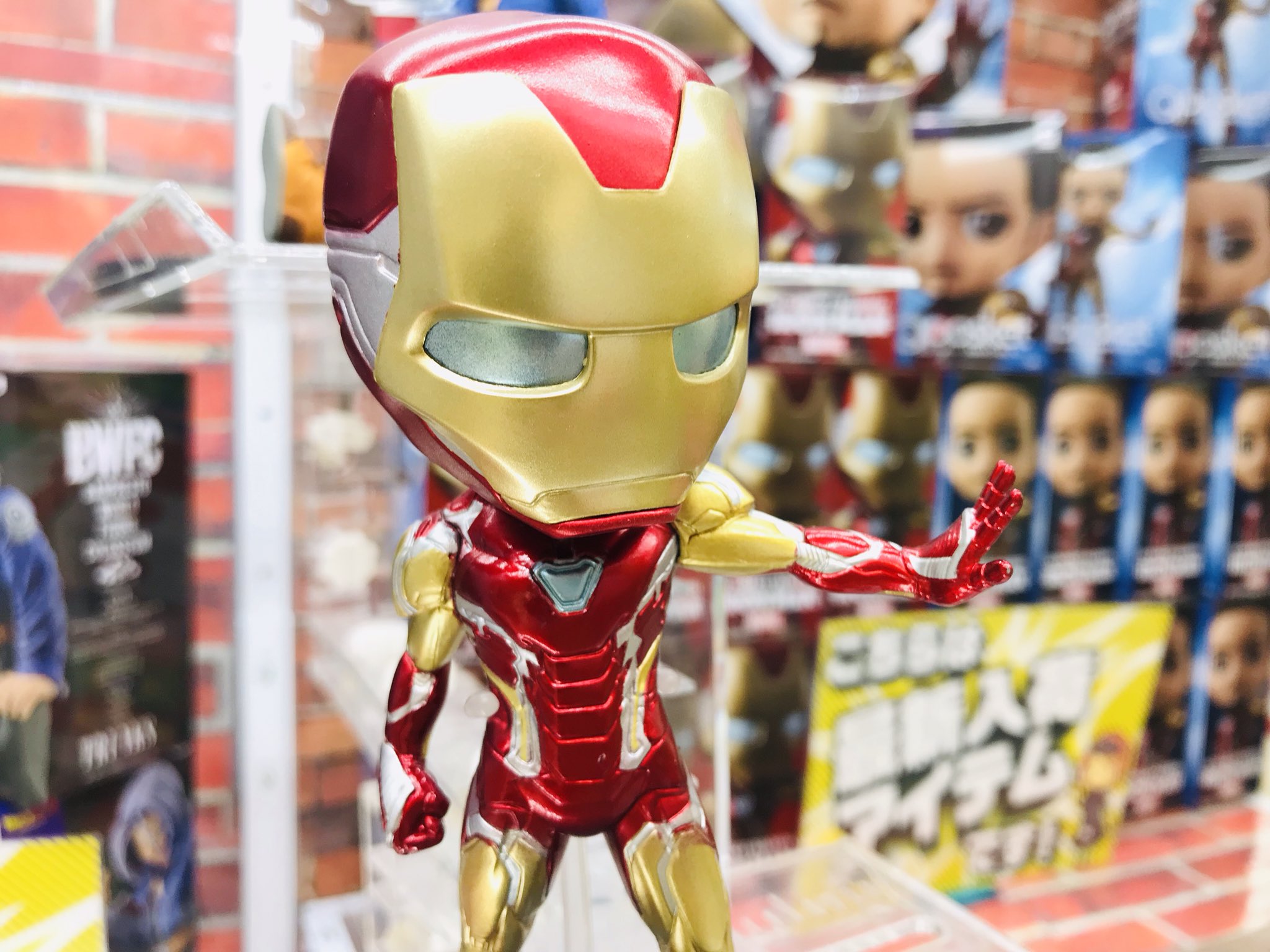 Iron Man - ver.A ของแท้ JP - Q Posket Banpresto [โมเดล Marvel]