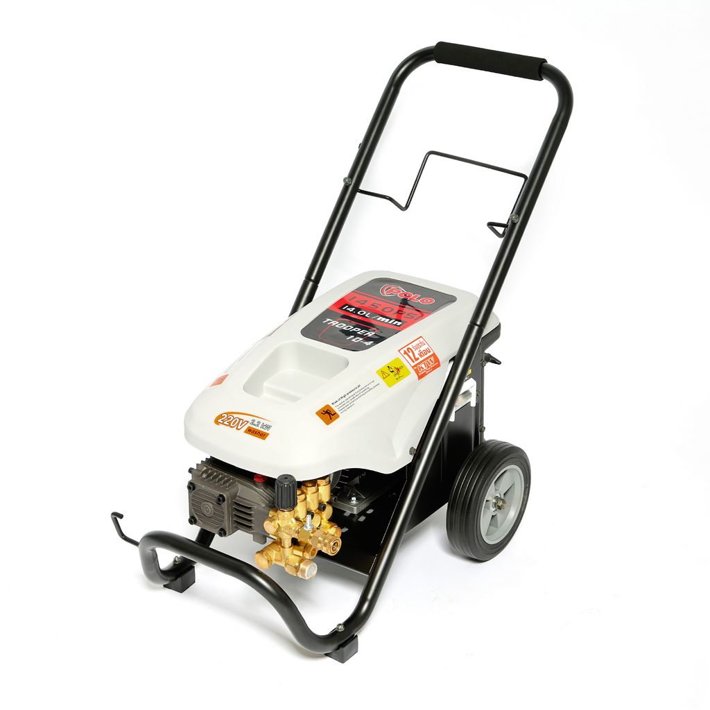 100 บาร์ เครื่องฉีดน้ำแรงดันสูง "POLO" #TROOPER10-4 2.2KW. 220V. High pressure cleaner