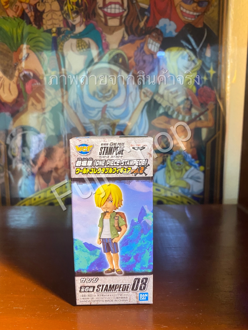 Sanji Stampede ของแท้ JP แมวทอง - WCF Banpresto [โมเดลวันพีช]
