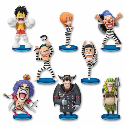 Impel Down Set ของแท้ JP แมวทอง - WCF Banpresto [โมเดลวันพีช] (8 ตัว)