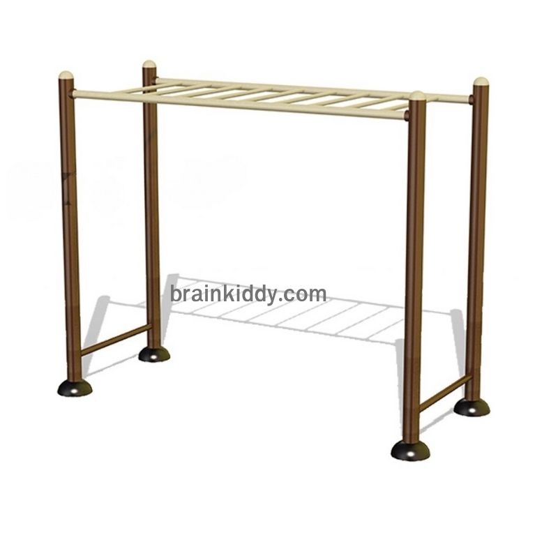 เครื่องออกกำลังกาย กลางแจ้ง ชุดโหน ไต่ราง ลานกีฬา อเนกประสงค์ สนามกีฬา ขนาด 110*300*250 ซม.