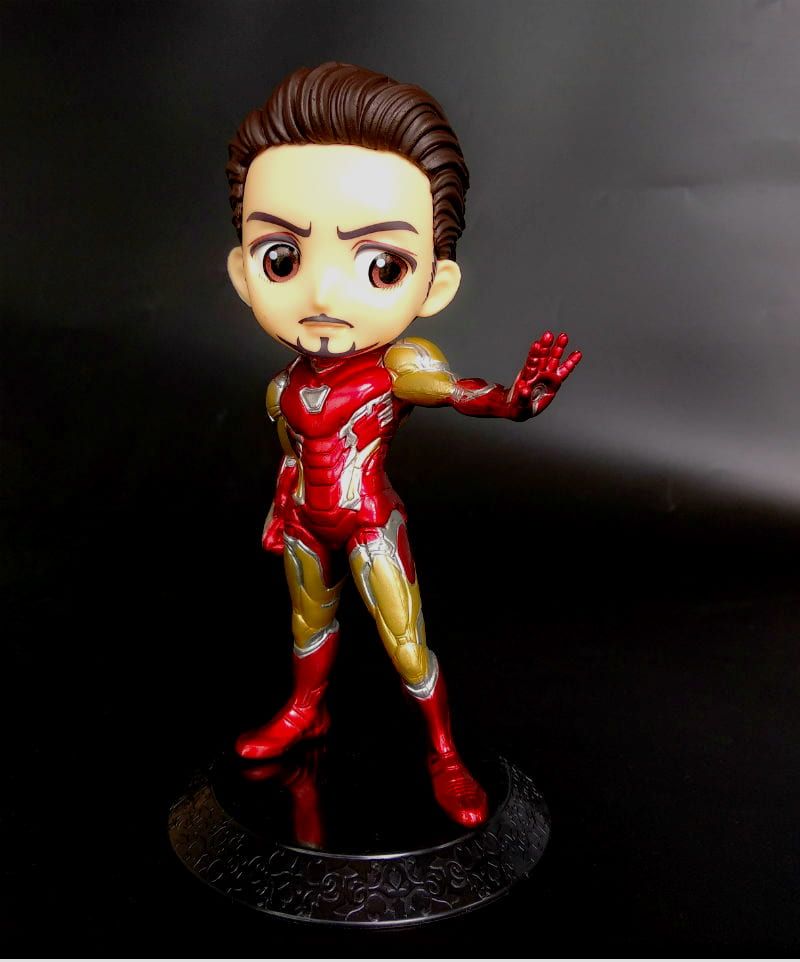 Iron Man - ver.B ของแท้ JP - Q Posket Banpresto [โมเดล Marvel]