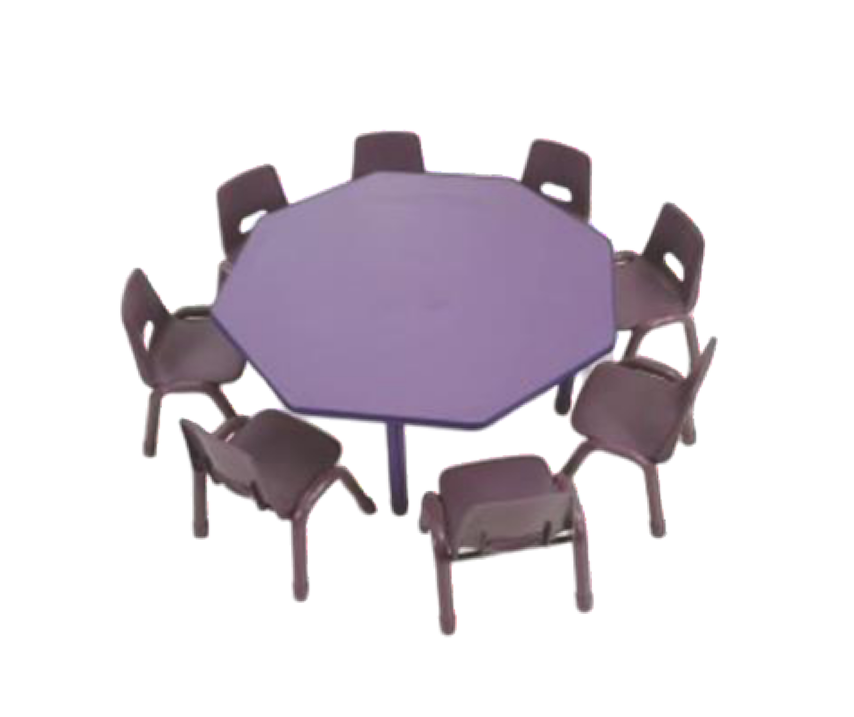 ชุดโต๊ะหกเหลี่ยม SET B พร้อมเก้าอี้ 8 ที่นั่ง โต๊ะเก้าอี้นักเรียน,โต๊ะเด็ก,เก้าอี้เด็ก,อนุบาล-ประถม,โต๊ะกิจกรรม,โต๊ะพลาสติกขาเหล็ก,โต๊ะเขียนหนังสือเด็ก สั่งนำเข้า ขนาด ย.120 x 48-56