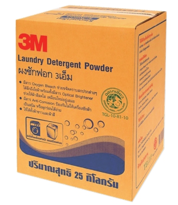 ผงซักฟอก [3M] ซักมือและเครื่อง 25 กิโลกรัม