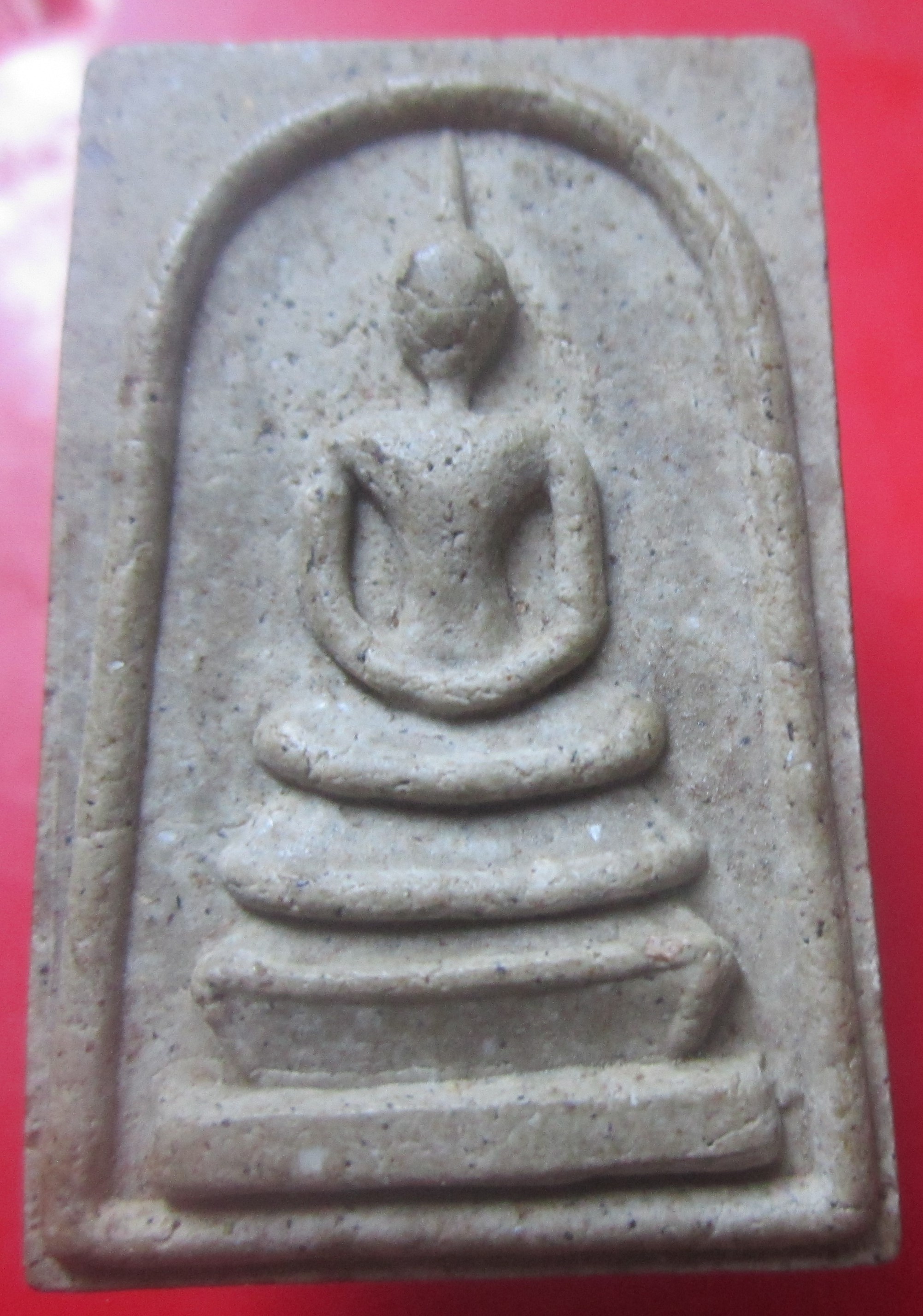 พระสมเด็จหลังหัวเสือรุ่นแรก หลวงปู่มา วัดสันติวิเวก จ.ร้อยเอ็ด