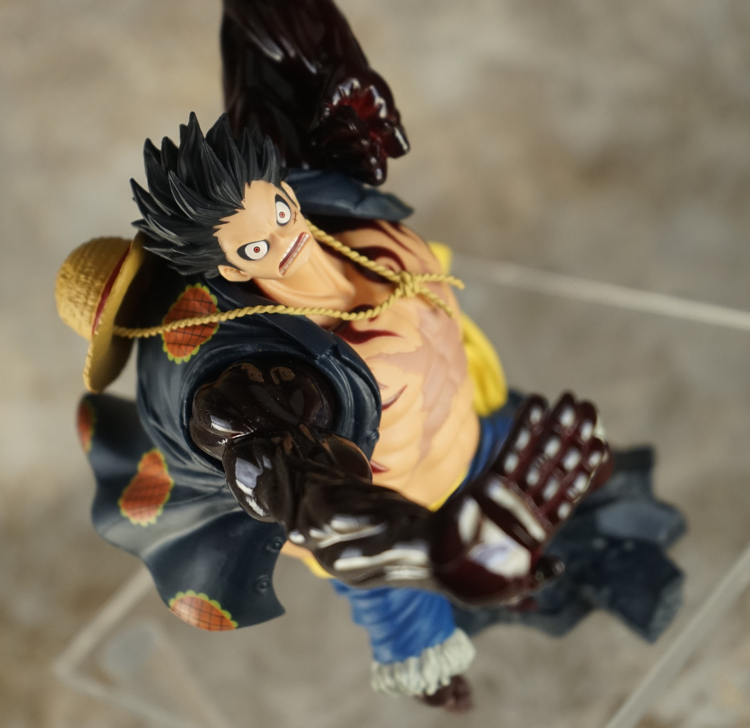 Luffy Gear 4 ของแท้ JP แมวทอง - Scultures Banpresto [โมเดลวันพีช]