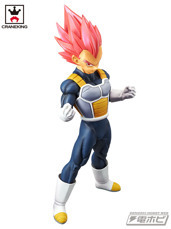 Vegeta Super Saiyan God ของแท้ JP แมวทอง - Choukoku Buyuuden Banpresto [โมเดลดราก้อนบอล]