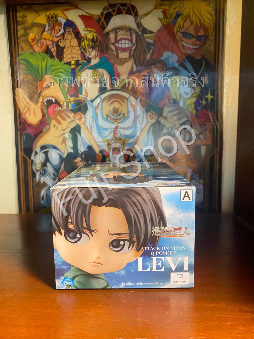 Levi ของแท้ JP - Q Posket Banpresto [โมเดล Attack on Titan]